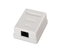 ROSETA DE SUPERFICIE AISENS RJ45 CAT.6 UTP 1 TOMA BLANCO