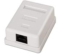 Aisens a139-0301 - roseta de superficie rj45, color blanco
