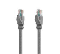 AISENS - A145-0329 Cable de Red latiguillo RJ45 LSZH Cat.6a 500 MHz utp awg24, Gris, 5.0m