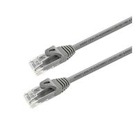 AISENS - A145-0329 Cable de Red latiguillo RJ45 LSZH Cat.6a 500 MHz utp awg24, Gris, 5.0m