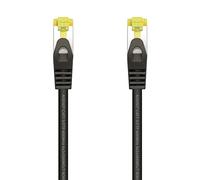 Aisens Cable de red RJ45 A146-0486 Cat.7 S/FTP 600 MHz LSZH 1 m Negro