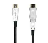 AISENS A148-0510 Cable HDMI V2.0 AOC desmontable premium alta velocidad/HEC 4K@60Hz 4:4:4 18Gbps, A/M-D/A/M, negro, 15m