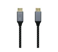 Aisens a149-0434 cable displayport v1.4 8k@60hz, dp/m-dp/m, gris/negro