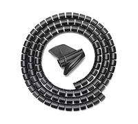 AISENS - A151-0406 - Organizador DE Cable EN Espiral 25MM, Negro, 1.0M