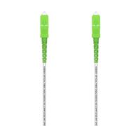 Cable fibra óptica AISENS A152-0498 SC/APC-SC/APC 10m G657A2 monomodo blanco LSZH