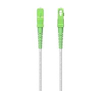 AISENS - A152-0615 - Cable fibra óptica latiguillo G657A2 3.0 9/125 SMF simplex CPR Dca LSZH, SC/APC-SC/APC, blanco, 60m