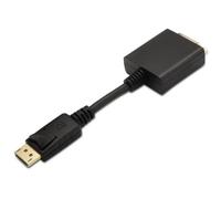 Aisens Adaptador DisplayPort a DVI-D Macho/Hembra 15cm Negro