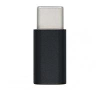 Aisens Adaptador USB-C a MicroUSB Macho/Hembra Negro