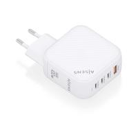 AISENS - ASCH-100W4P028-W - Cargador GAN 100W, 3XUSB-C PD3.0 QC4.0, 1XUSB-A QC3.0, Blanco