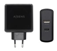 Aisens asch-2pd45a-bk cargador de dispositivo móvil gps, mando para v