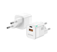 AISENS - ASCH-30W2P004-W - Cargador GAN 30W, 1XUSB-C PD3.0 QC4.0, 1XUSB-A QC3.0, Blanco
