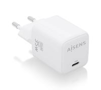 AISENS - ASCH-35W1P016-W - Cargador GAN 35W, 1XUSB-C PD3.0 QC4.0, Blanco