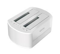 Aisens Docking Station ASDS-D02W doble bahía SATA 2.5/3.5 a USB 3.0/3.1 Gen1 clon Blanco