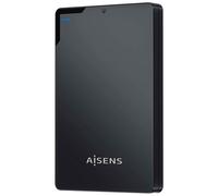 Aisens Caja externa para disco duro 2.5 ASE-2520B SATA USB 3.1 sin tornillos Negra