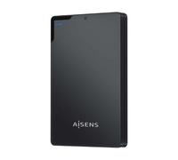 Aisens Caja externa para disco duro 2.5 ASE-2520B SATA USB 3.1 sin tornillos Negra