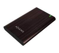 AISENS - ASE-2525BWN - Carcasa Externa para Disco Duro 2,5" SATA A USB 2.0/USB 3.0/USB3.1 GEN1, Marron