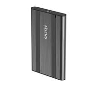 AISENS - ASE-2526GR - Caja Externa 2,5" 9.5Mm Sata A USB 3.0/Usb3.1 Gen1, Gris