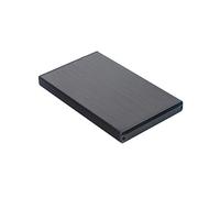 AISENS - ASE-2530B - Caja Externa 2,5″ Discos Duros 9,5mm SATA I, II y III a USB 3.0/USB 3.1 GEN1, Aluminio, indicador LED,Negra