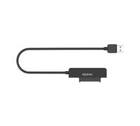 AISENS - ASE-25A03B - Adaptador Sata A USB-A USB 3.0/Usb3.1 Gen1 para Discos Duros 2.5", Negro