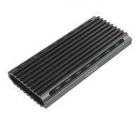 AISENS Caja Externa M.2 RGB Gaming ASM2-RGB011GR SATA/NVMe A USB3.1 Gen2. Gris