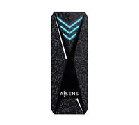 AISENS - ASM2-RGB013B - Carcasa Externa para M.2 RGB Gaming ASM2-RGB013B NVMe A USB3.2 GEN2, Negra