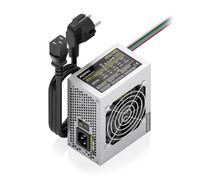 AISENS - ASPC-500SFX-PSE - Fuente ALIMENTACION SFX 500W con Cable DE ALIMENTACION OEM, Plata