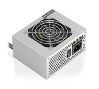Aisens Fuente de alimentación SFX ASPC-500SFX-SEO 500W Ventilador 80 mm Plata