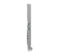 AISENS - ASUC-4P021-GR - Soporte DE SOBREMESA Ajustable para PORTATIL/Tablet con USB-C Docking 4 EN 1, Gris