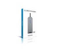 Aisens ASUC-9P001-GR / HDMI / 3x USB / RJ45 / Audio / Lector Tarjetas / USB-C / MicroSD - USB Dock