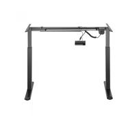 AISENS Bastidor De Escritorio Motorizado, Altura Ajustable Con Panel De Control, 80kg, Negro