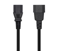 Aisens Cable de alimentación CPU C13 (hembra) - C14 (macho) 3 m Negro