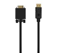 AISENS - A125-0552 - Cable conversor DISPLAYPORT a VGA, DP/M-VGA/M, negro, 1.0m