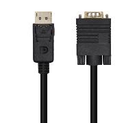 AISENS A125-0462 Cable conversor DISPLAYPORT a VGA, DP/M-VGA/M, negro, 3.0m
