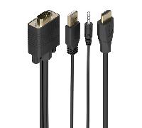Aisens Cable Conversor HDMI a SVGA y Audio 1.5m