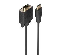 Aisens Cable Conversor HDMI/M a SVGA/M Negro 1m