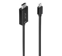 AISENS Cable conversor MINI DP a HDMI 4K 60Hz MINI DP M HDMI M Negro 1 0m