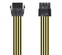 AISENS A131-0419 Cable alimentación, 8pin/H-8pin/M, 30cm