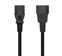 CABLE AISENS ALIMENTACIÃ?N CPU C13/H-C14/M NEGRO 3.0M