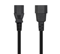Aisens cable de alimentación C13/H-C14/M negro 1,5 m