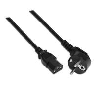 Aisens Cable de Alimentación CEE7 a C13 Macho/Hembra 1.5m Negro