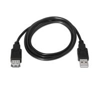 Aisens Cable USB A macho - A hembra A101-0017 USB 2.0 3 m Negro
