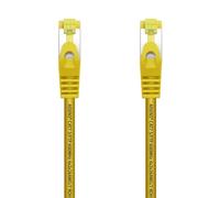 AISENS A146-0474 Cable de red latiguillo RJ45 LSZH Cat.7 600 MHz S/FTP PIMF AWG26, amarillo, 1.0m