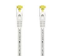 aisens cable de red latiguillo rj45 lszh cat.7 600 mhz sftp pimf awg26 blanco 25 cm