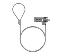 Aisens Cable Seguridad con Cerradura de Combinación para Ordenador/Monitor/Portátil 1.5M