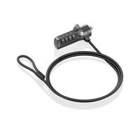 Aisens cable de seguridad de acero con cerradura de combinación 4 dígitos compatible Kensington negro