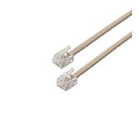 Aisens Cable De Teléfono 6P4C M-M Beige 2M A143-0317