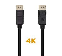 Aisens Cable DisplayPort 1.2 4K 1m Negro
