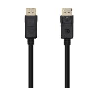 AISENS A124-0455 Cable DISPLAYPORT V1.2 4K@60Hz, DP/M-DP/M, negro, 1.0m