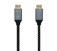 Aisens cable displayport v1.4 8k@60hz - dp/m-dp/m - 2m - gris