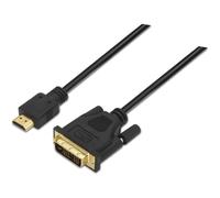 Aisens Cable DVI a HDMI Macho/Macho 1.8m Negro